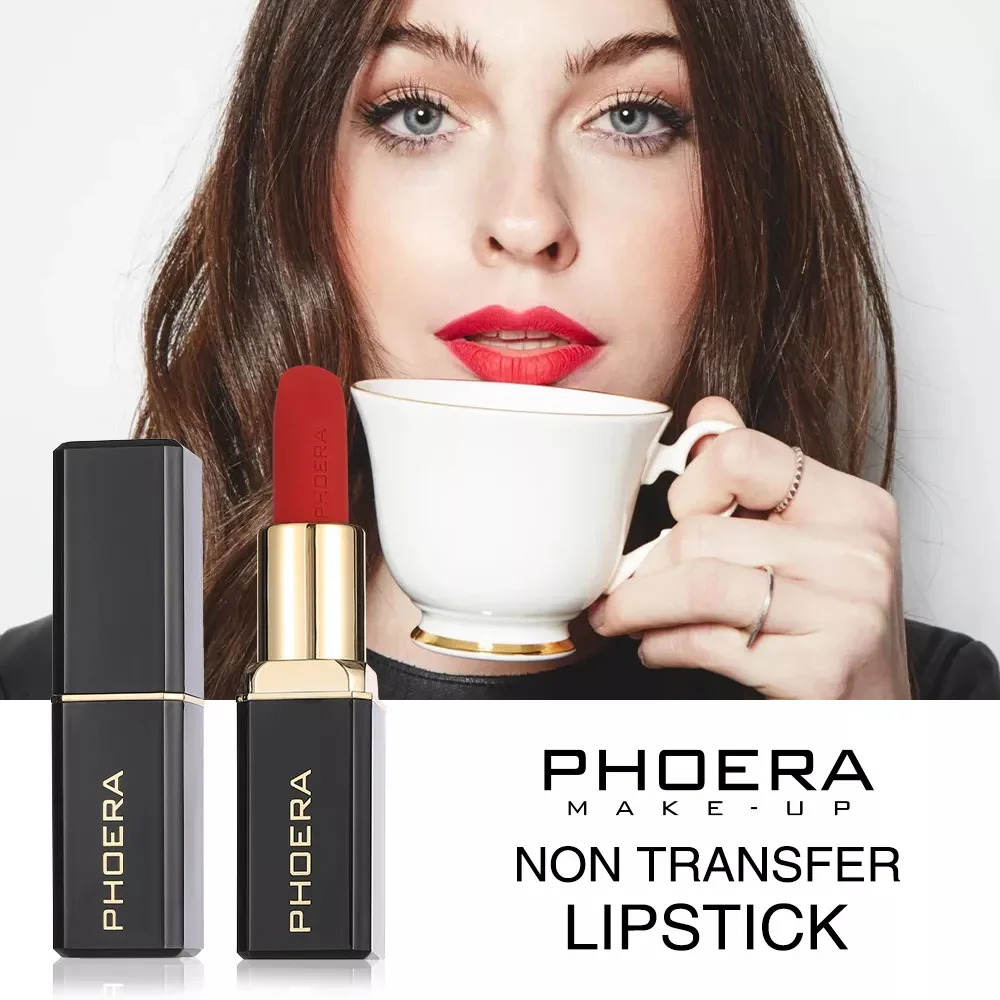 Phoera 24 HRS Non Transfer Matte Lipstick - Image 6