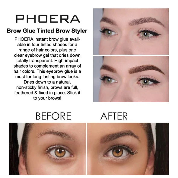Phoera Brow Glue Tinted Styler Styler - Image 8