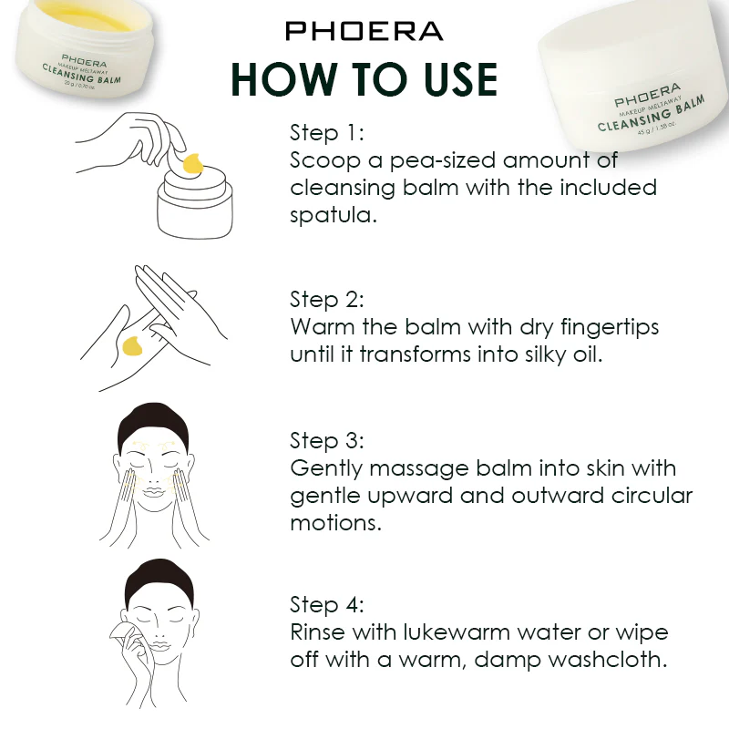 Phoera Cleansing Balm (45g) - Image 4