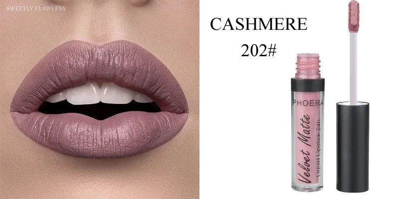 Phoera Long Lasting Velvet Matte Liquid Lipstick - Image 3