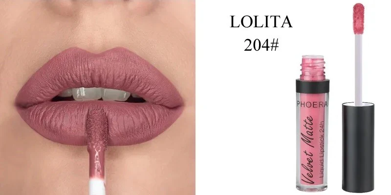 Phoera Long Lasting Velvet Matte Liquid Lipstick - Image 5