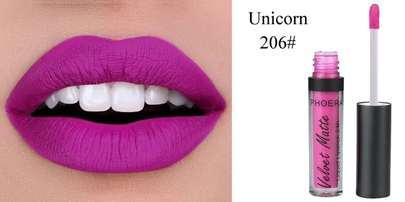 Phoera Long Lasting Velvet Matte Liquid Lipstick - Image 7