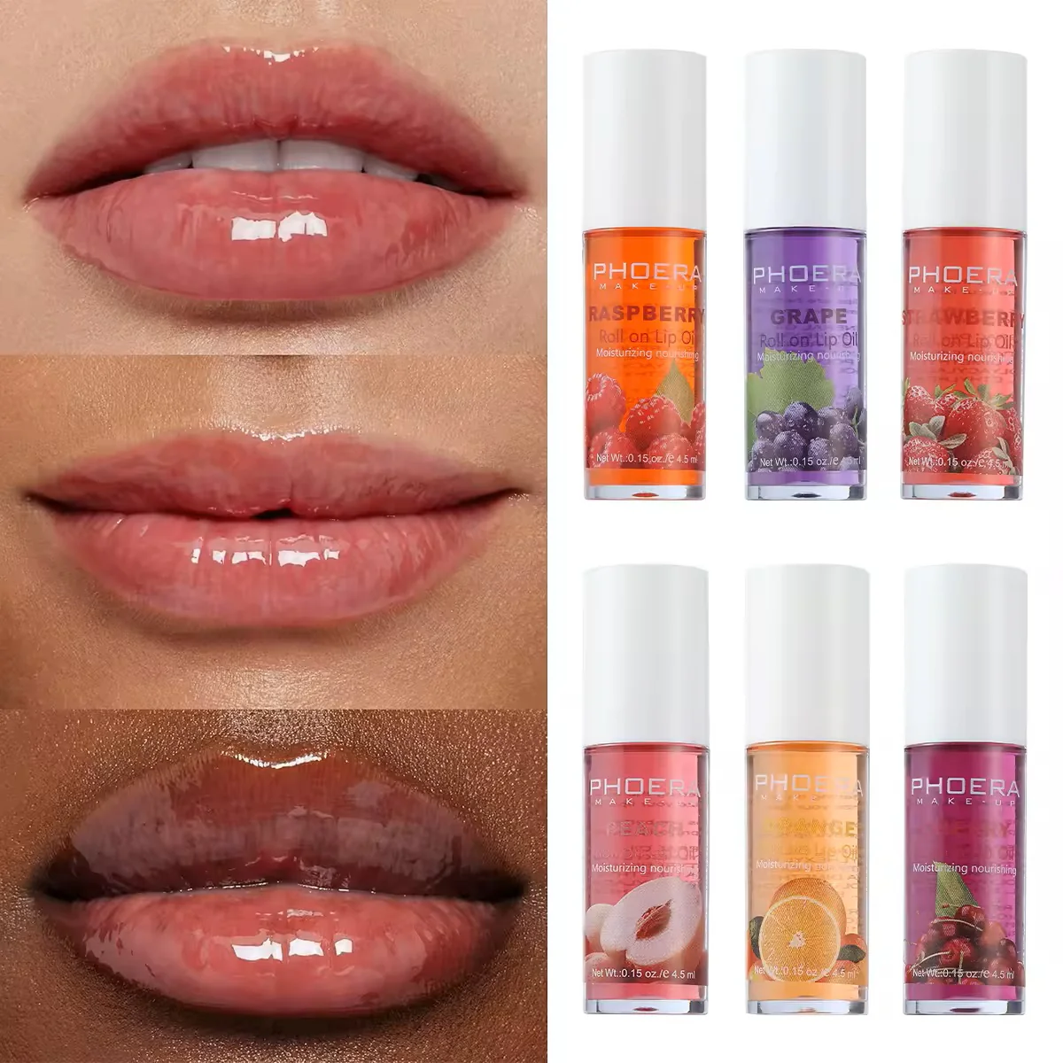 Phoera Moisturizing Roll On Lip Oil - Image 5
