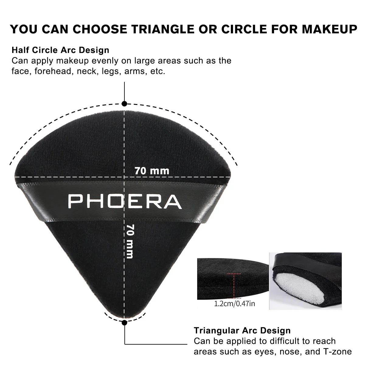 Phoera Powder Puff 6pc - Image 3