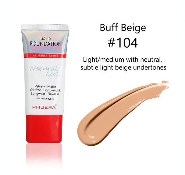 Phoera Velvety Matte Cover Liquid Foundation - Image 10