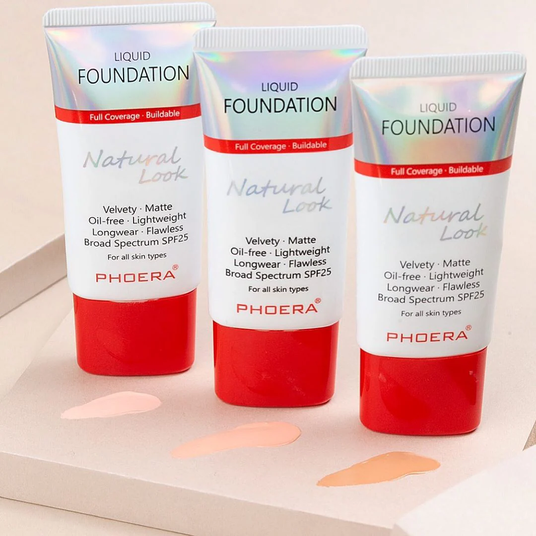 Phoera Velvety Matte Cover Liquid Foundation - Image 19